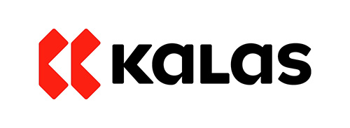 Kalas logo on a white background.